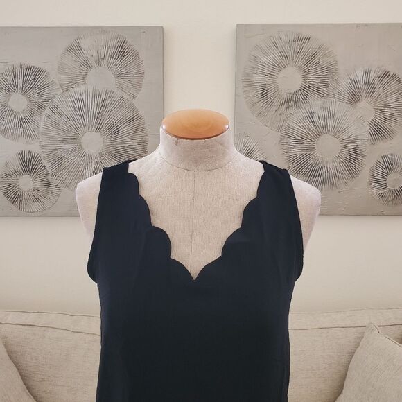 Gibson Savannah Scallop Neck Tank - size XS in Black - Picture 6 of 14